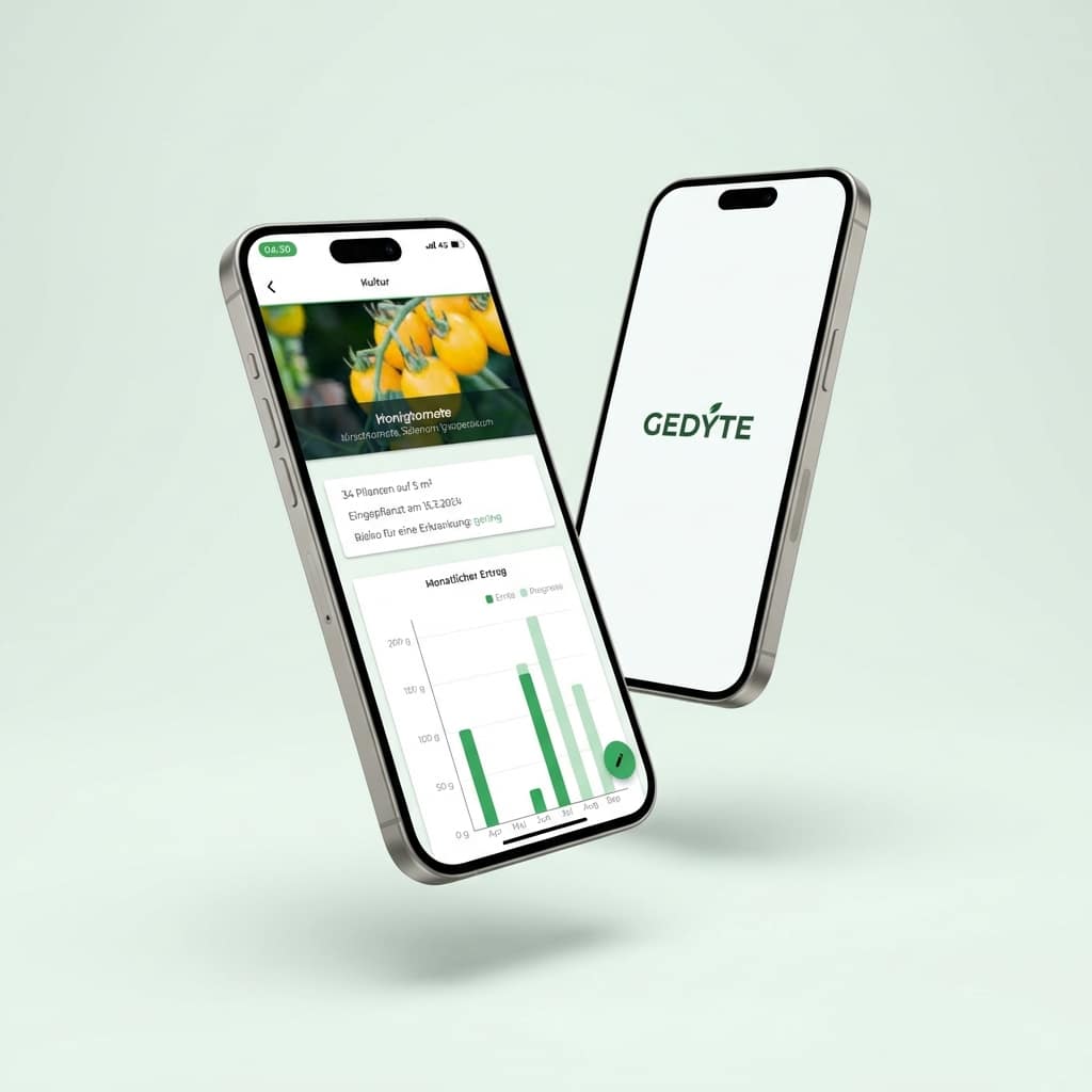 GEDYTE-App-Oberfläche